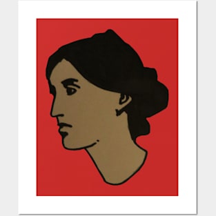 Disembodied Head of Virginia Woolf Posters and Art